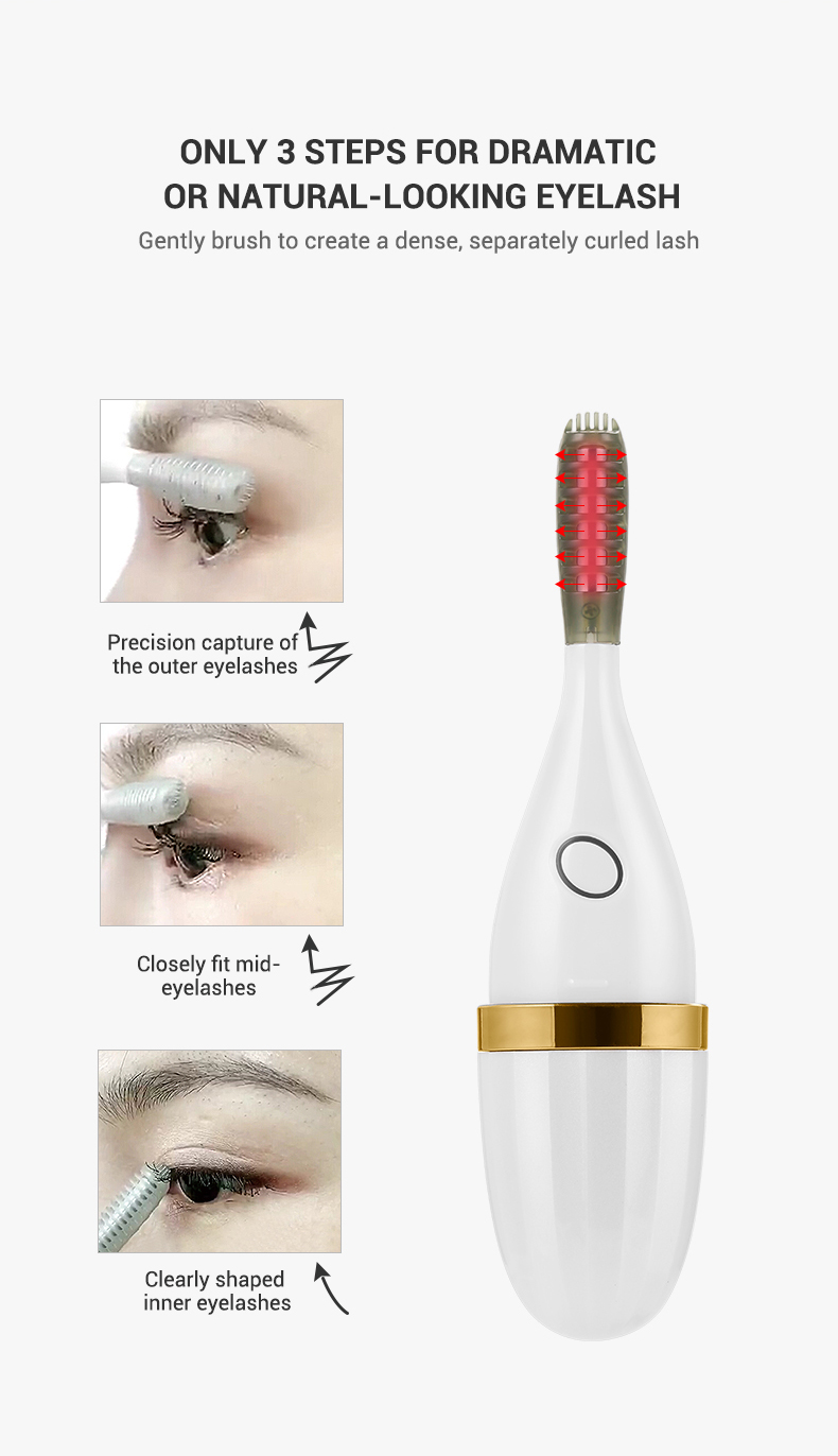 Multifunctional electric eye massager eyelash setter