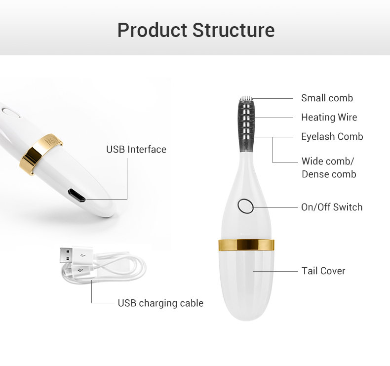 Multifunctional electric eye massager eyelash setter