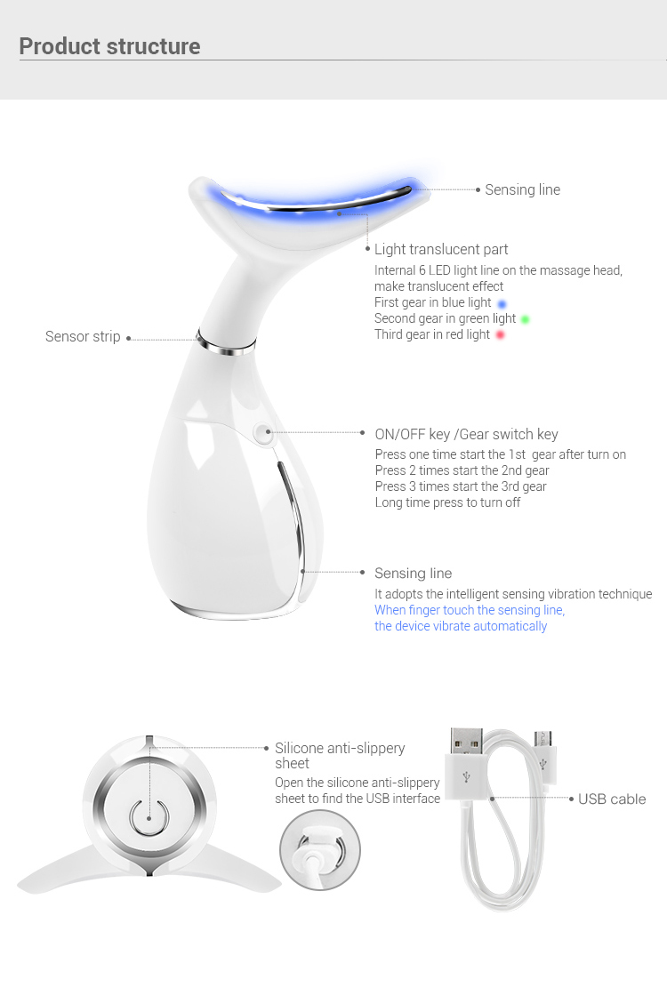Ms.W Multifunctional electric Facial Massager and eye massager