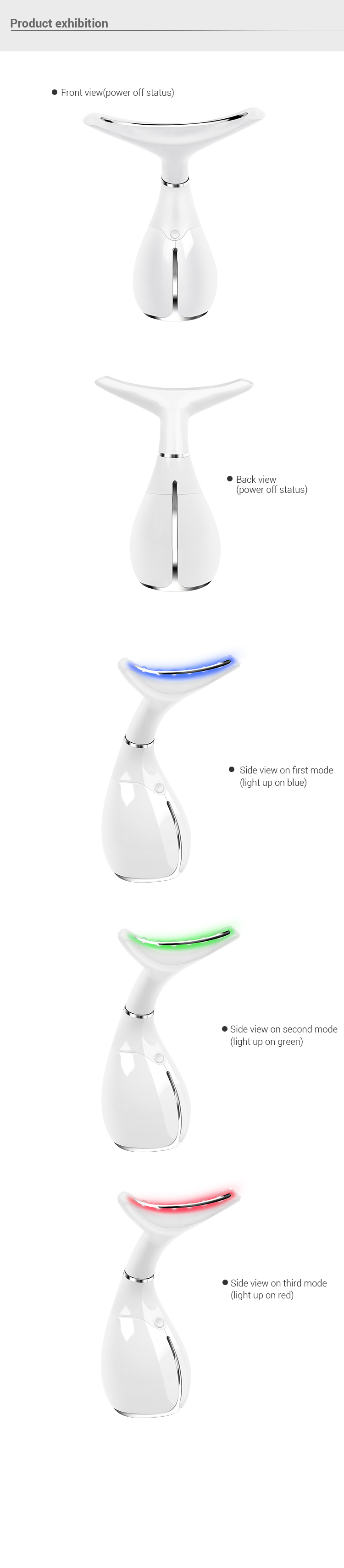 Ms.W Multifunctional electric Facial Massager and eye massager