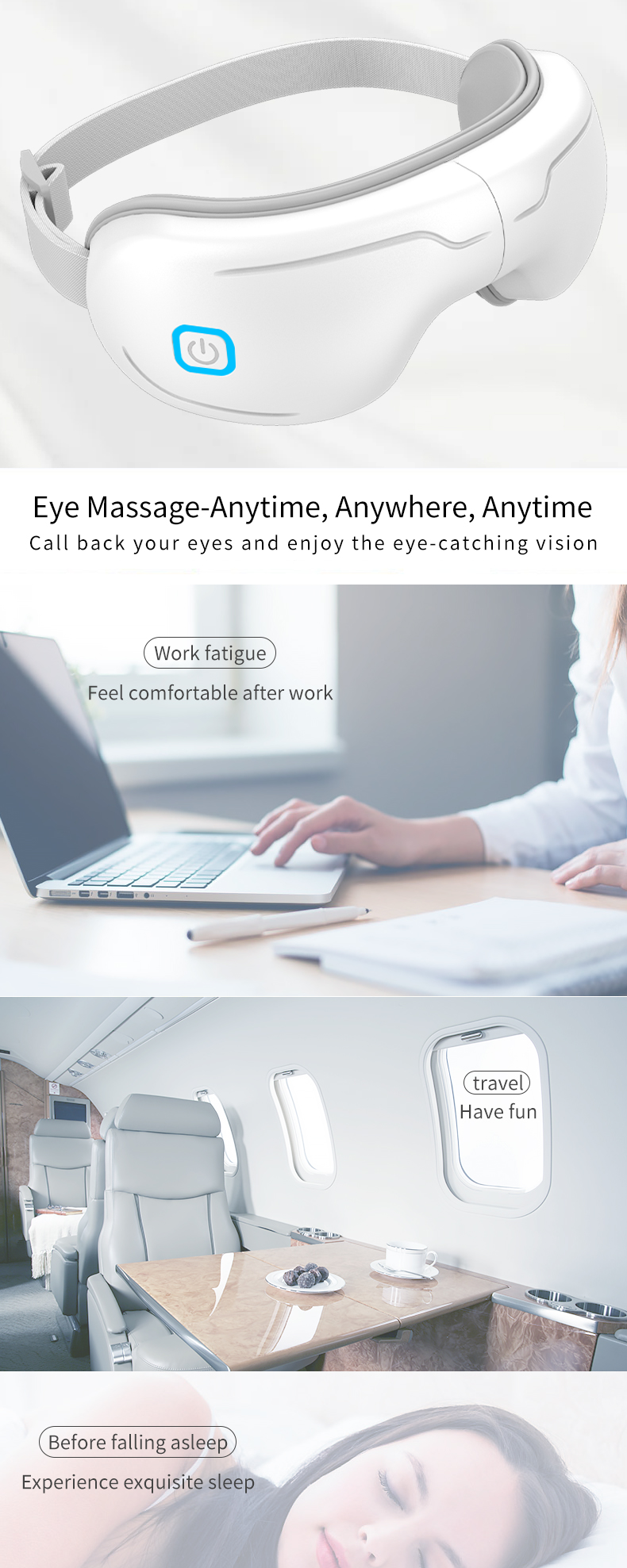 Multifunctional massage for relieving eye fatigue